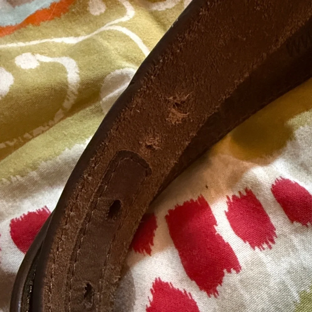 Kids Brown Belt with Intricate Silver Buckle